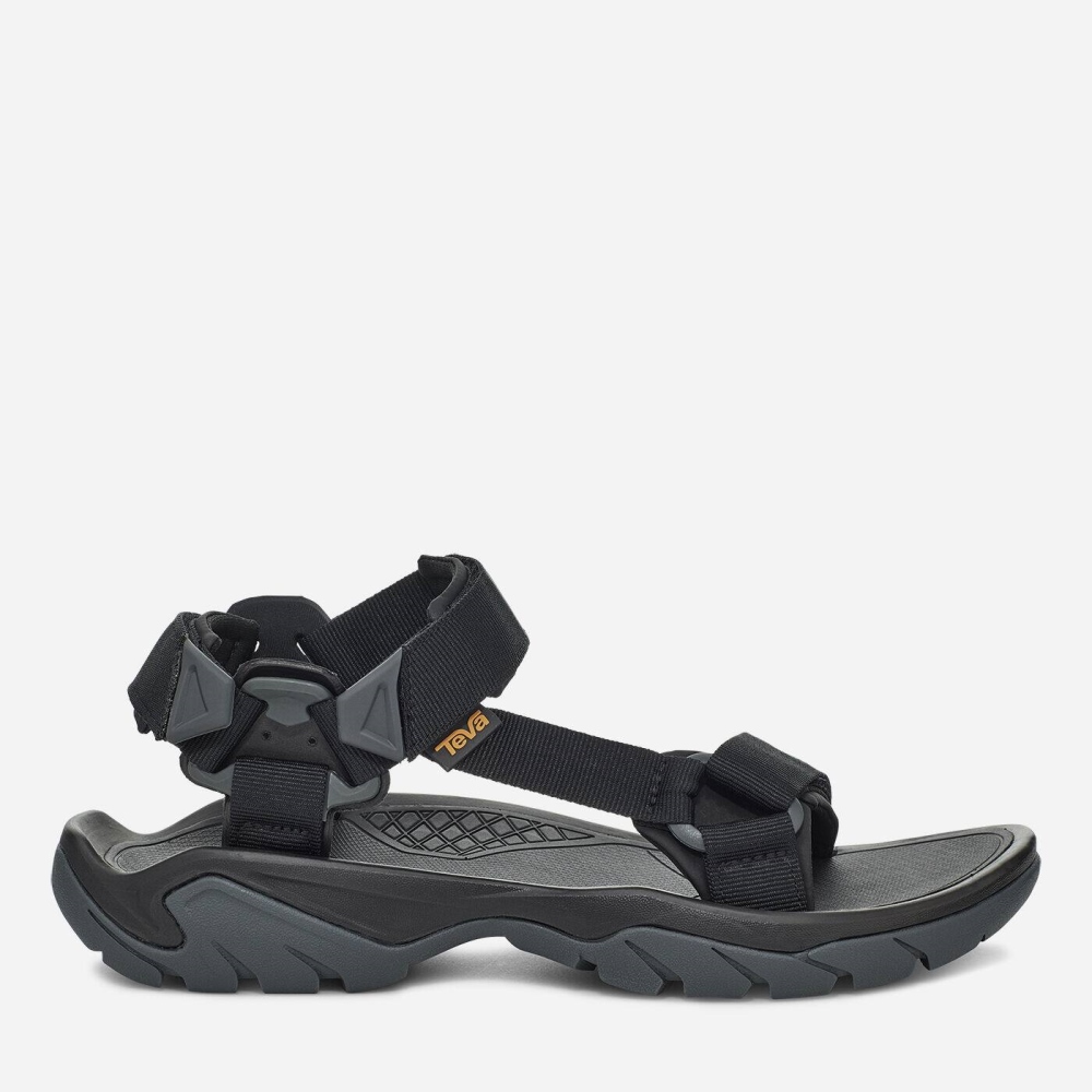 Teva Terra Fi 5 Universal - Men's Teva Sandals - Black / Grey | India (KJEO07816)